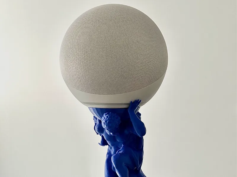 Hercules Holding Echo- 3D PrintedStand-AmazonEcho4