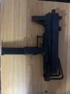 The gun body is free of text