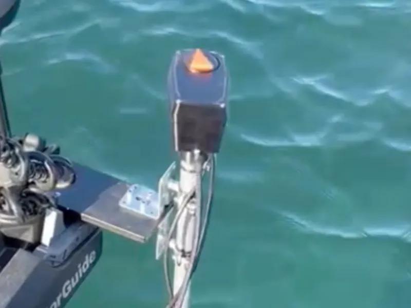 fish finder motorized sonar support