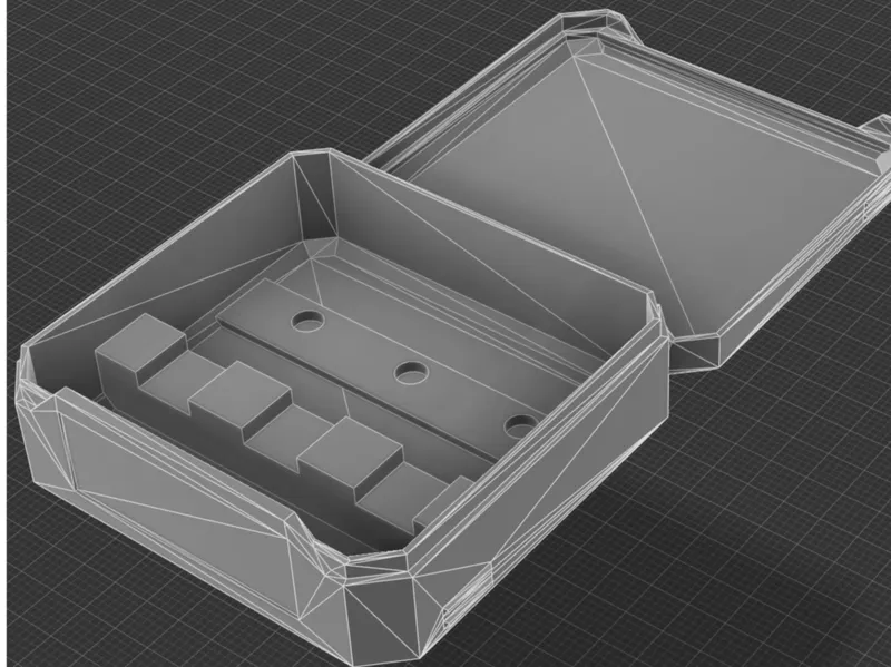 Klappbox für Kleinteile 3x A1 Hotends 