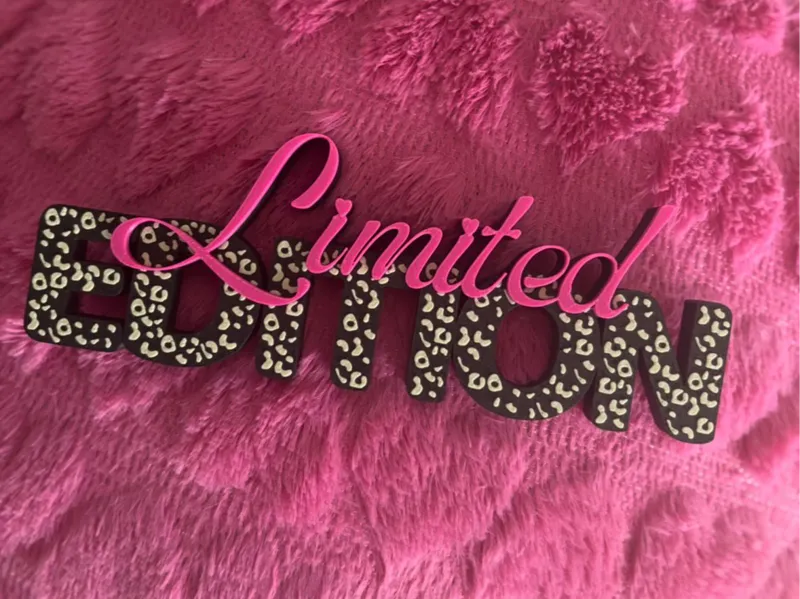 Limited Edition Leopard print