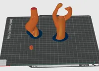 Cut Hand-Raising Ghost Print Configuration