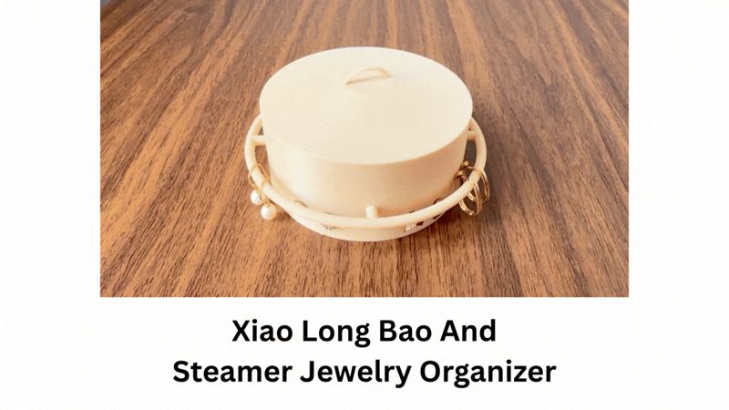 Xiao Long Bao And Steamer Jewelry Organizer