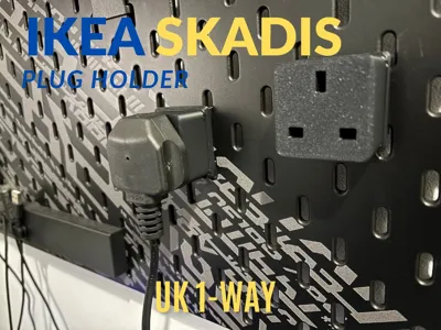 Uk plug Skadis Holder