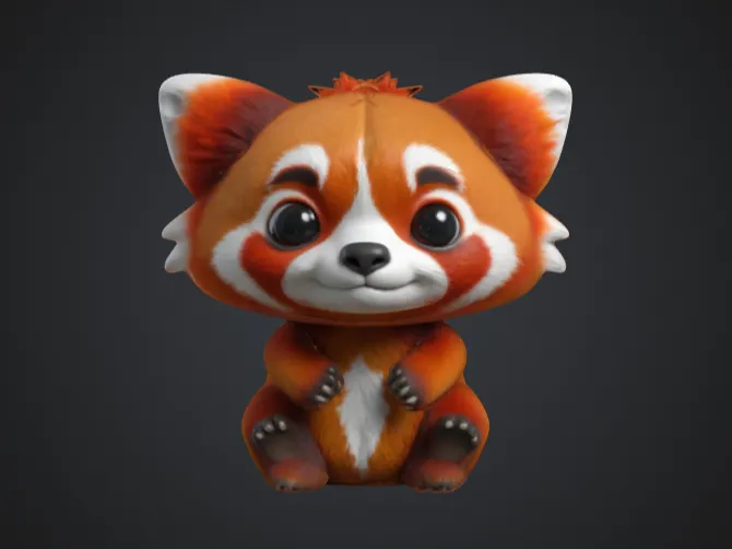 Playful Red Panda 