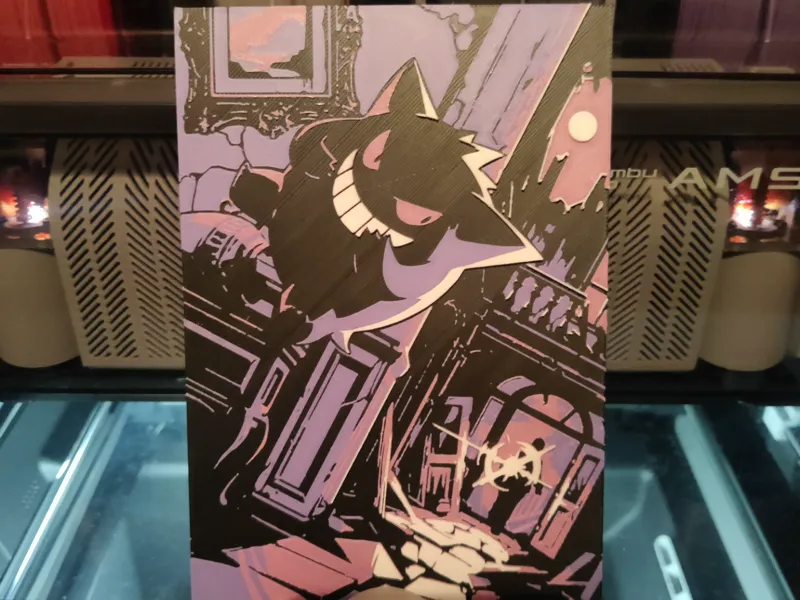 Gengar Haunted House - Chroma Canvas