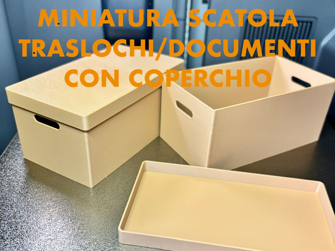 scatole in miniatura - traslochi - documenti
