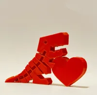 Flexi Dino Valentine Heart 0.28mm layer, 2 walls, 15% infill