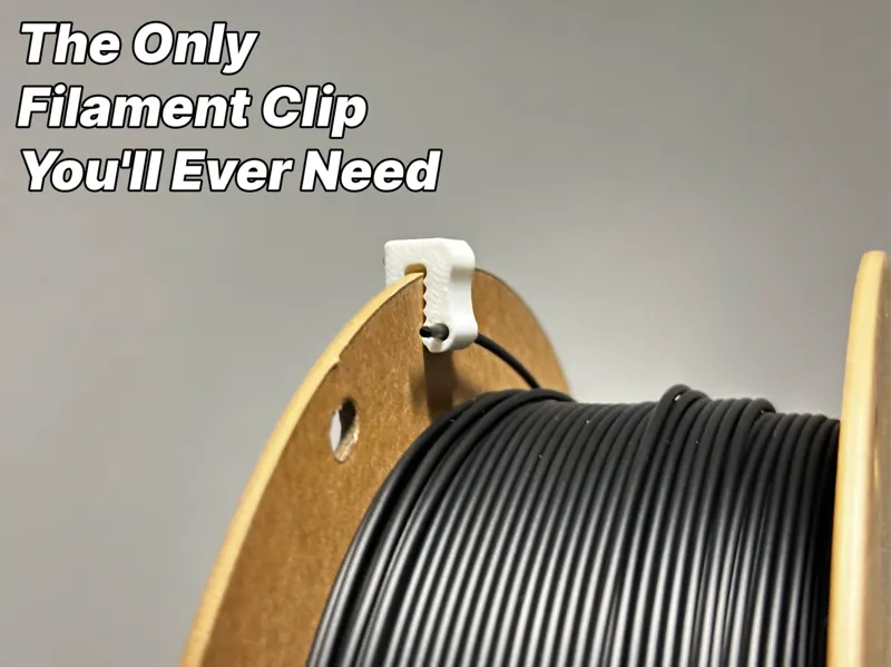 All-in-One Filament Clip - No More Hassle