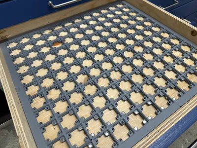 Complete gridfinity base 530x490mm by RH Design MakerWorld: Download ...