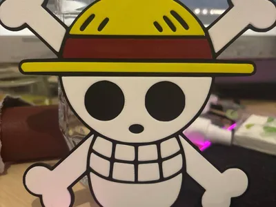 One Piece Jolly Roger Mugiwara. Multi-part, no AMS