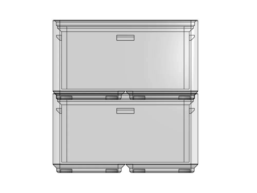 Customizable Gridfinity Twist-Lock Box (Stackable) - Free 3D Print ...