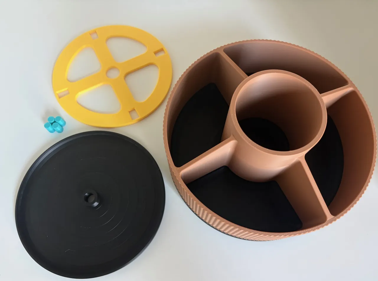 Rotating Desk Organizer | Modern Pencil Holder view 4