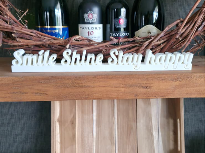 Smile Shine Stay Happy Decoration