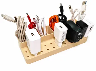 Organiser for USB charger and cables