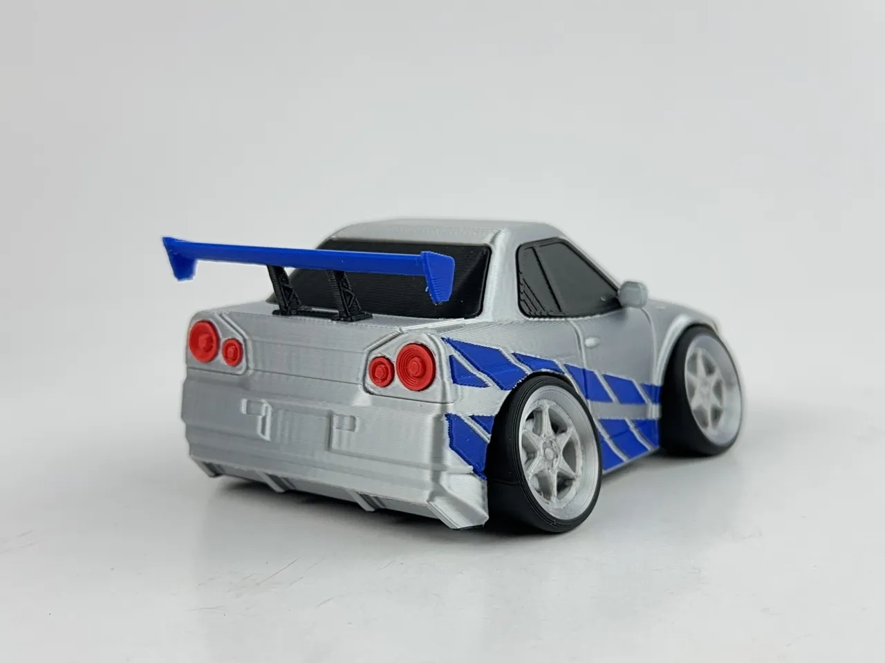 Tooned NISSAN Skyline R34 GTR view 3
