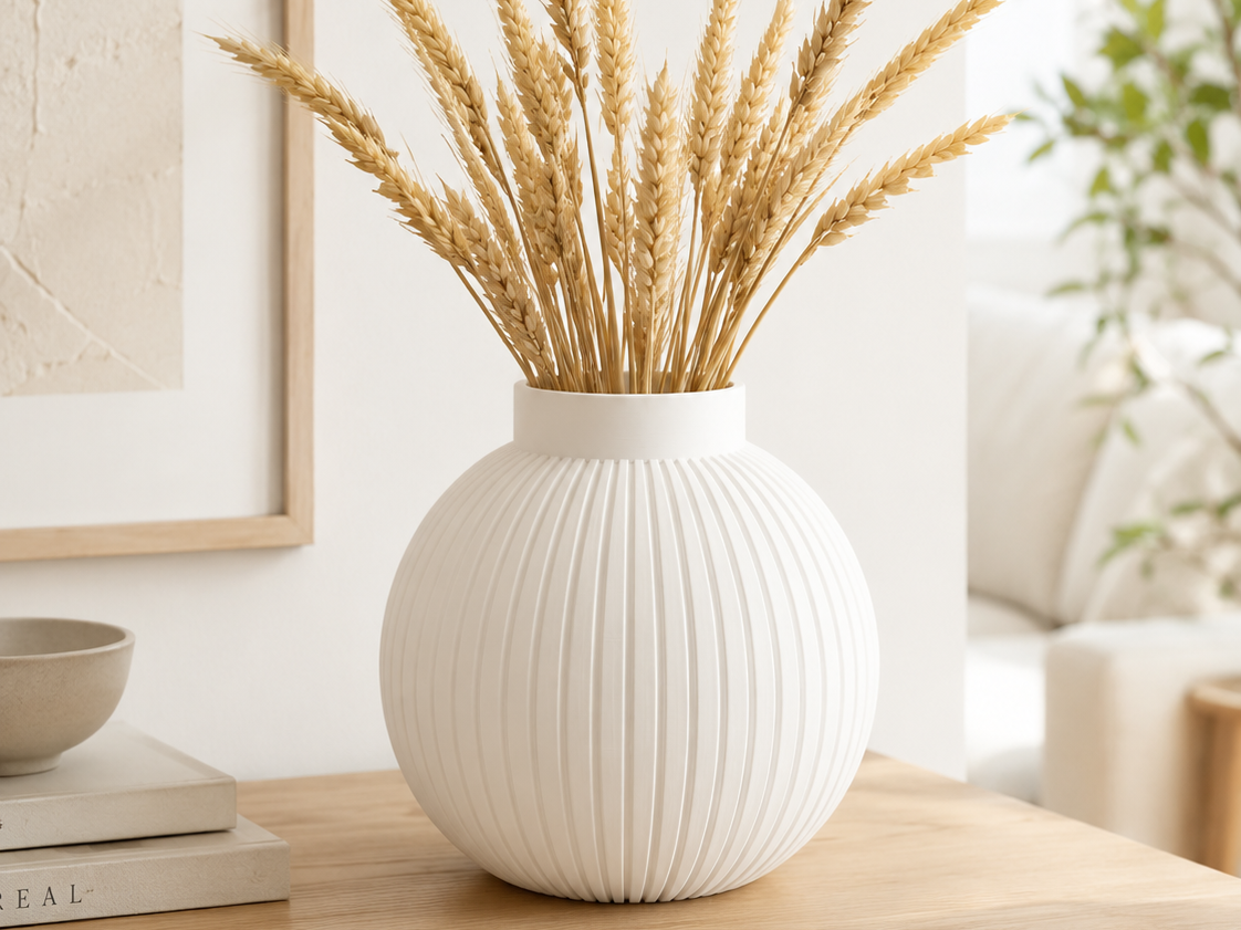 Japandi Kugelvase – Nordic Deko-Vase