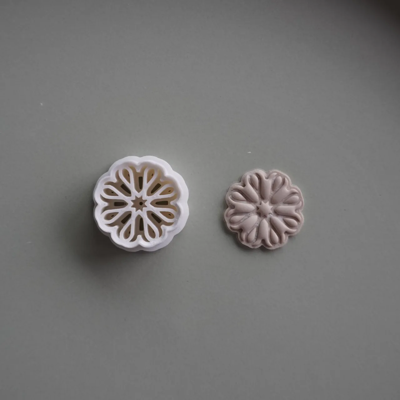 Flower Polymer Clay Cutter Earrings Necklaces view 3