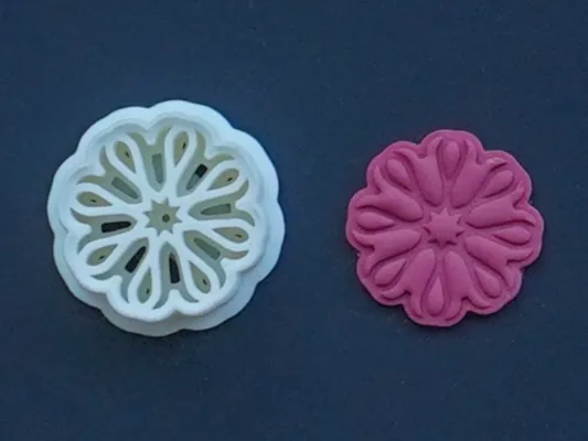 Flower Polymer Clay Cutter Earrings Necklaces