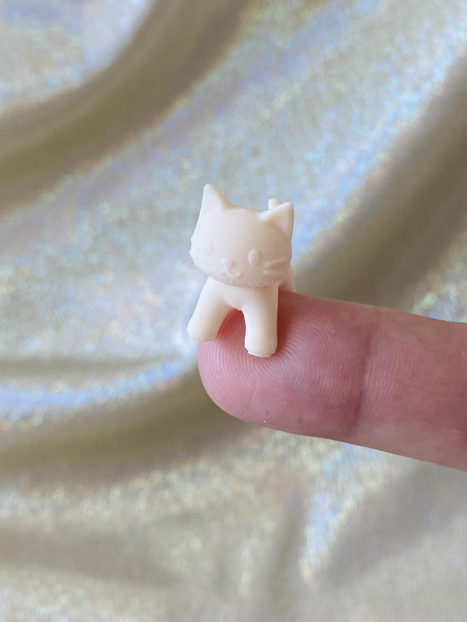 Miniatura 2 do modelo 3D 指尖小猫（Q_Craft）