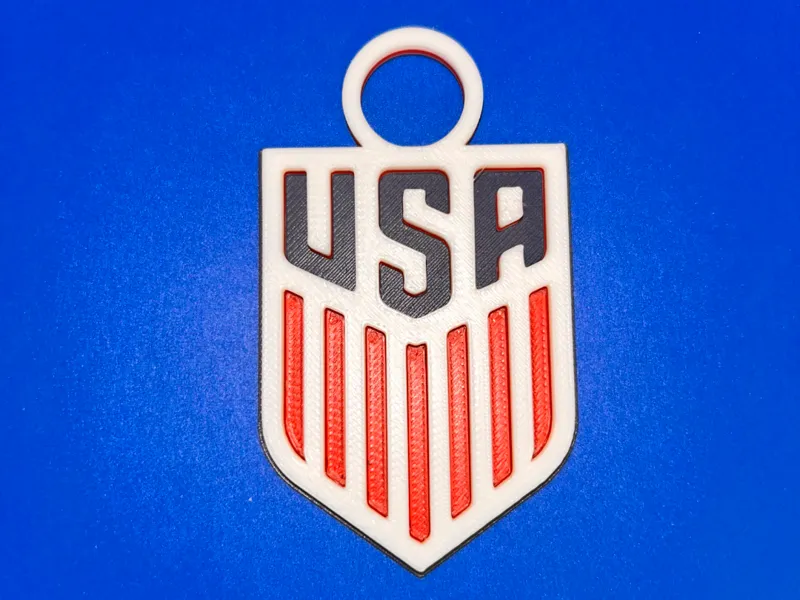 USA Soccer Keychain