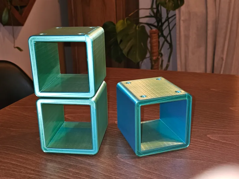 stacking cube shelf