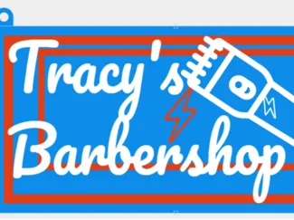Tracy's Barbershop Sign