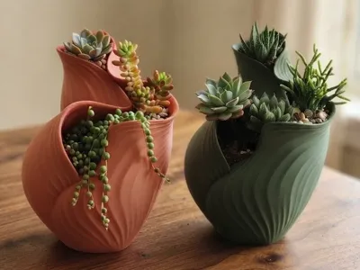 ShellForm Multi-Pocket Succulent Planter & Vase