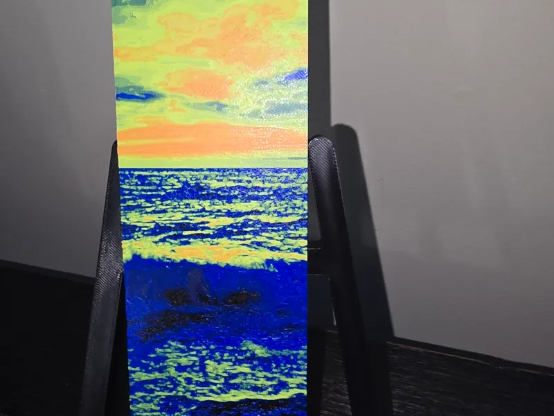Sunrise Over Waves Bookmark