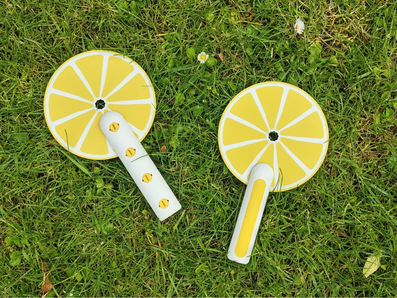 Citrus Fruit Flapper Hand Fan
