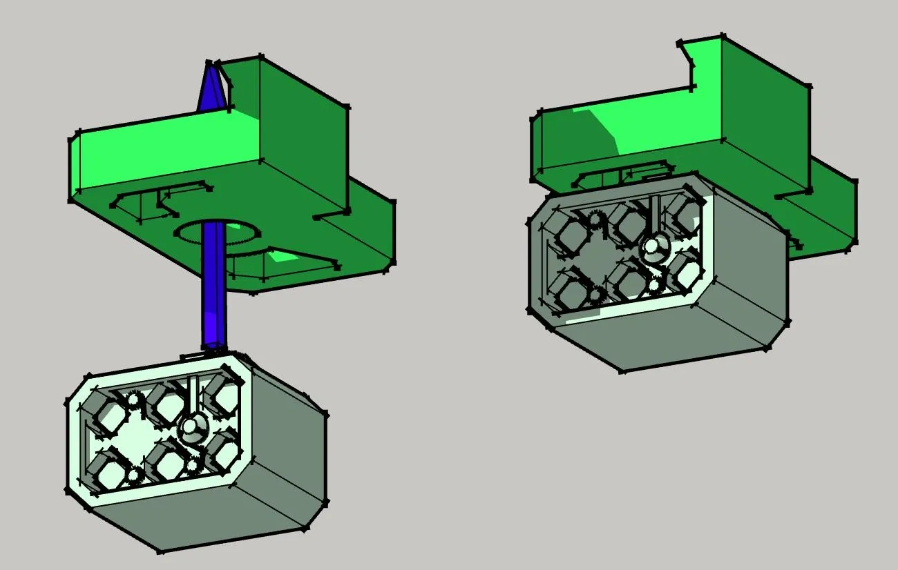 Miniatura 6 do modelo 3D 巷战型重步兵机甲_A19_模块战争2030