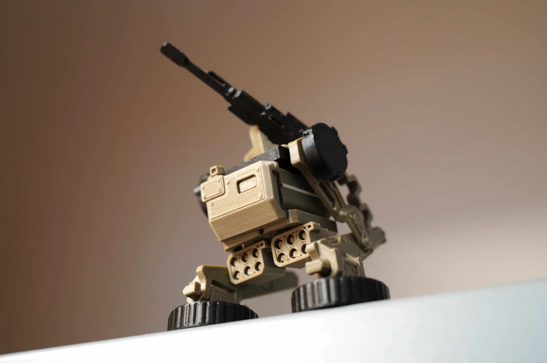 Miniatura 9 do modelo 3D 巷战型重步兵机甲_A19_模块战争2030