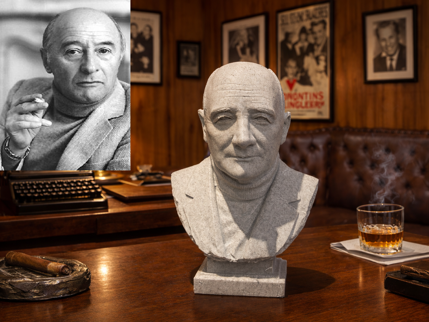 Paul Michel Audiard — Buste