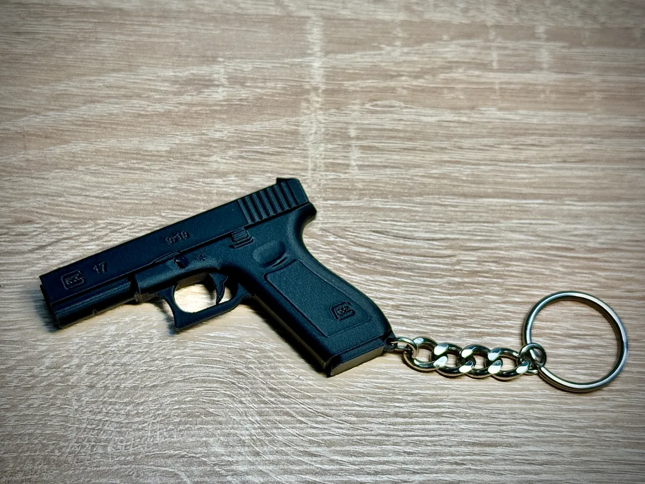 Glock 17 Whistle Keychain view 3