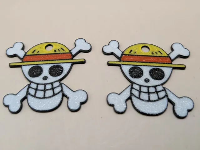 One Piece Jolly Roger Skull Earring