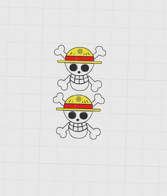 One Piece Jolly Roger Skull Earring view 4