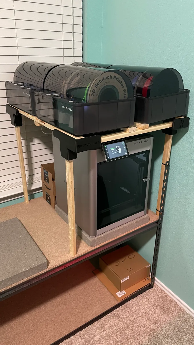AMS Rack x4 - Free 3D Print Model - MakerWorld