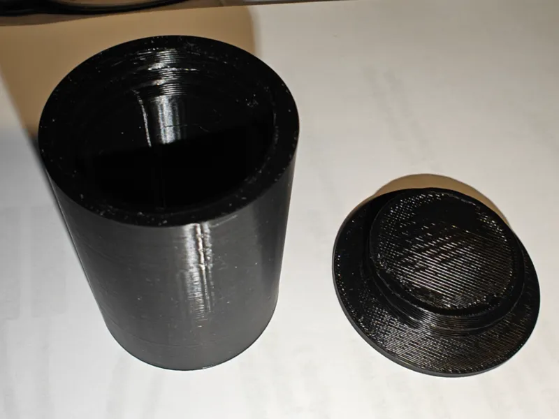 GeoCaching container For 1½" pipe