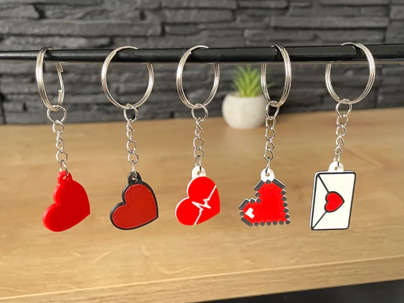 Valentine Keychain Set