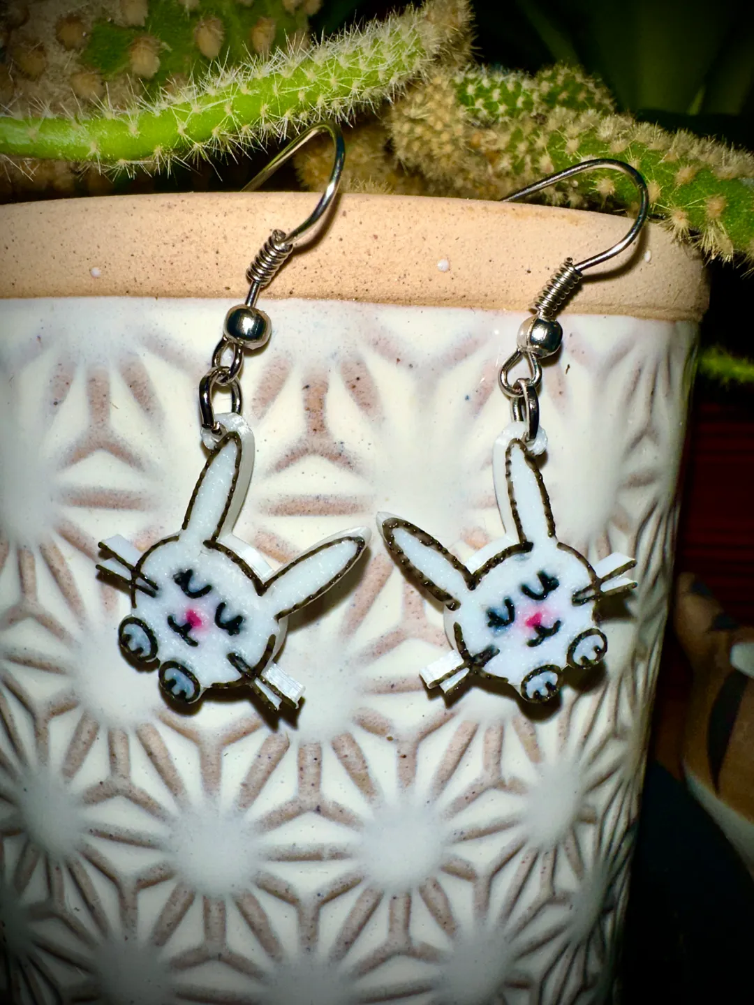 Easter Bunny Earrings - Free Commercial Use view 4