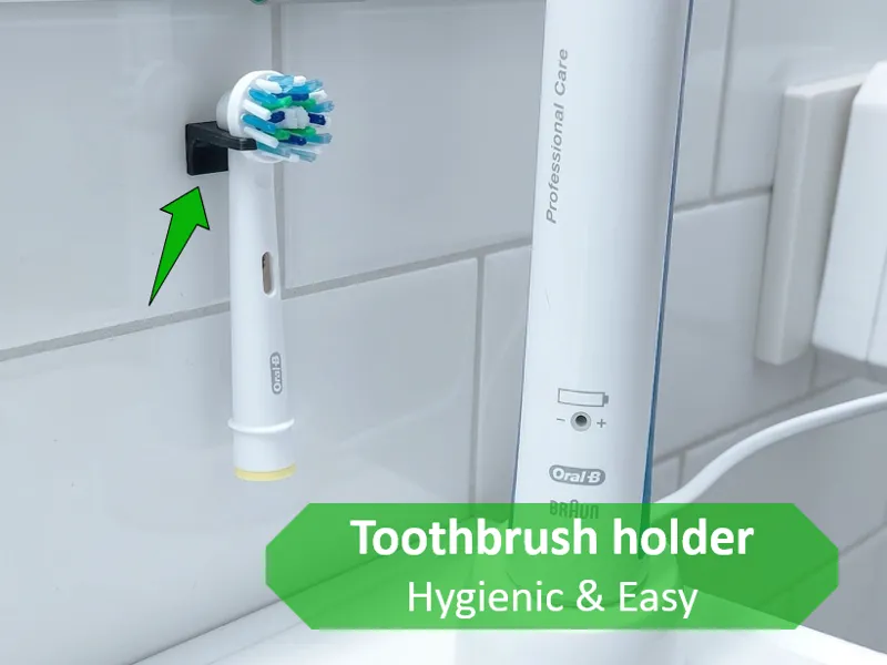 Hygienic Oral-B toothbrush holder / hanger