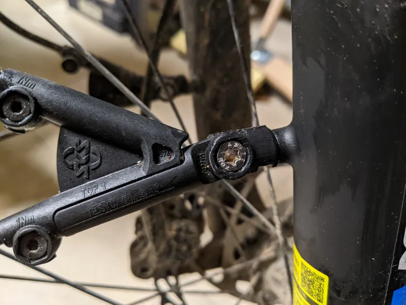 Bike fender to fork adapter