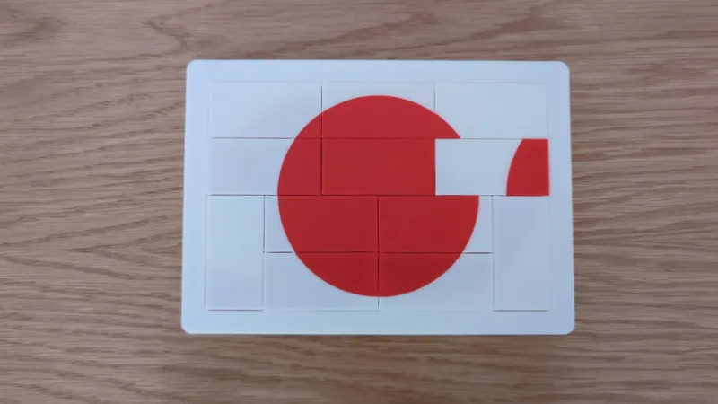Hinomaru (Japanese Flag) Puzzle