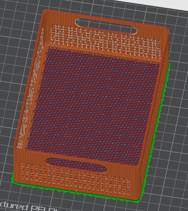 Miniatura 4 do modelo 3D 收纳盒 可堆叠镂空收纳盒 整理箱