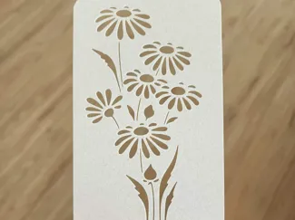 Flower stencil