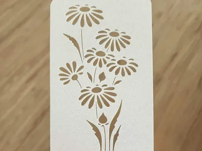 Flower stencil