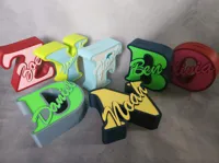 Piggy bank letter O - no name