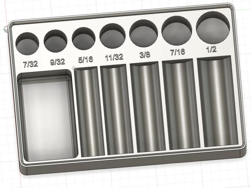 Dewalt Standard socket set numbered