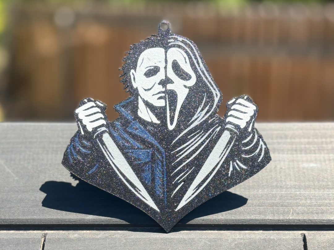 Ghostface x Michael Myers Wall Art | Horror Mashup