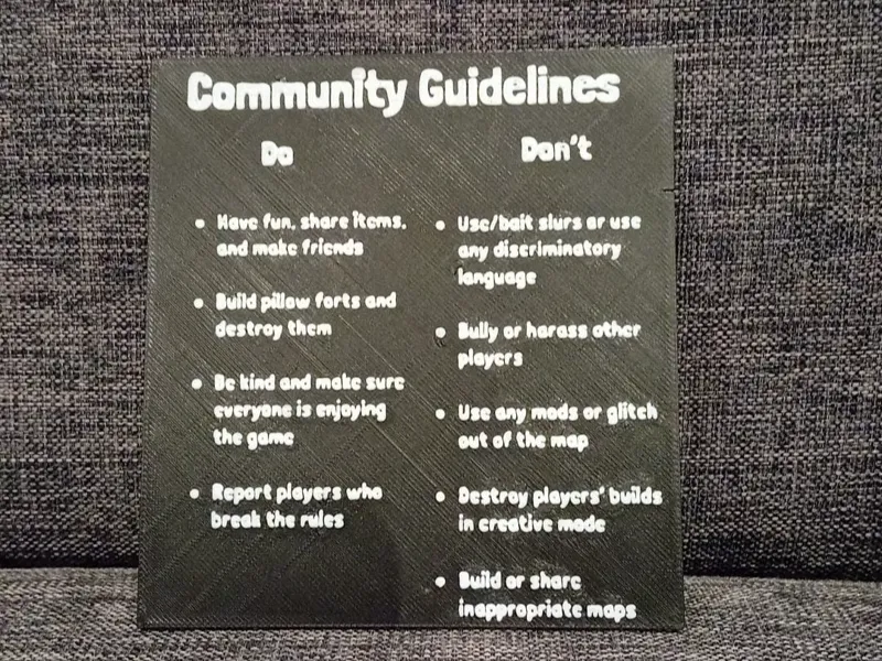 Yeep's rule board